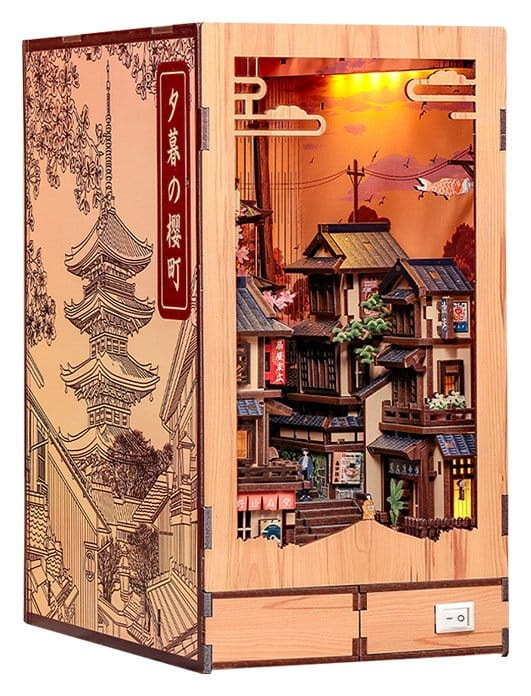 Book Nook Twilight Sakura Path 23 x 12 cm 4