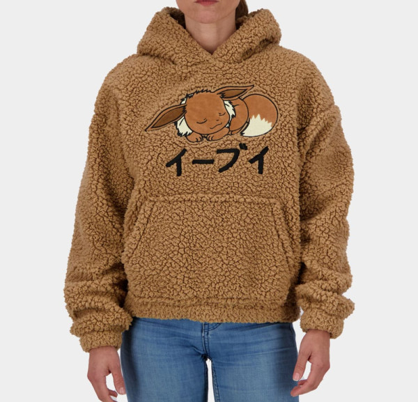 Pokémon Teddy Hooded Sweater Eevee Size M 1