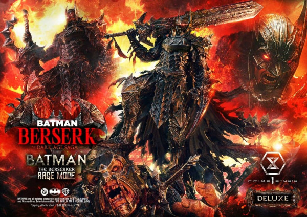 DC Comics Premium Masterline Series Statue 1/4 Batman (Comics) Batman: The Berserker Rage Mode Delux 1