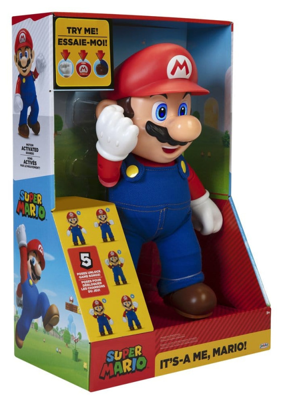 World of Nintendo Talking Action Figure It's-A Me! Mario 36 cm 4
