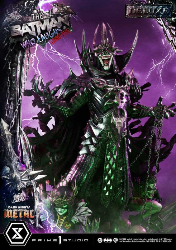DC Comics Museum Masterline Statue 1/3 Dark Nights: Death Metal The Batman Who Laughs & Robin King D 8