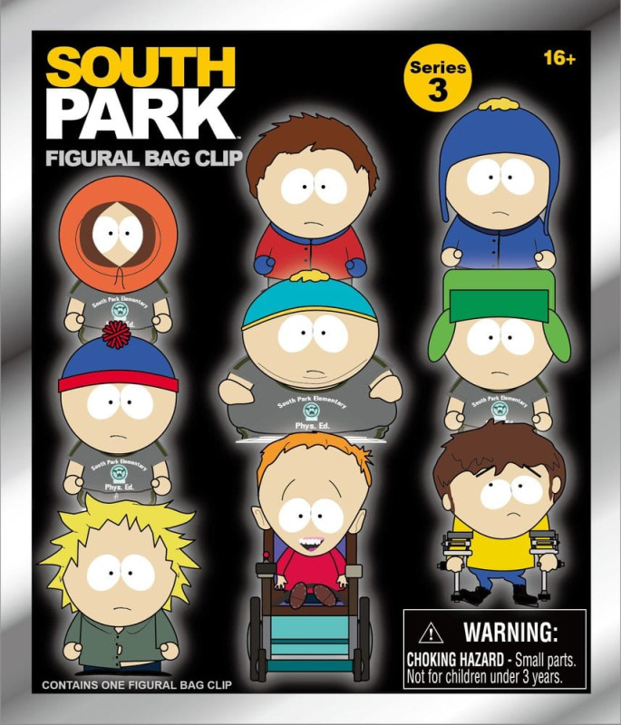 South Park 3D PVC Bag Clips Series 3 Display (24) 1