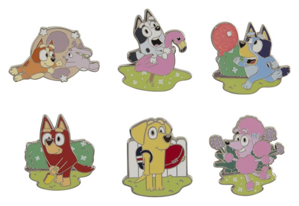BBC by Loungefly Enamel Pins Bluey Characters Blind Display (12) 2