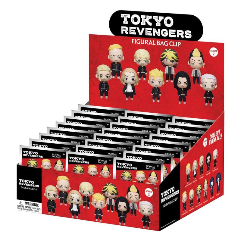 Tokyo Revengers 3D PVC Bag Clips Series 2 Display (24) 2