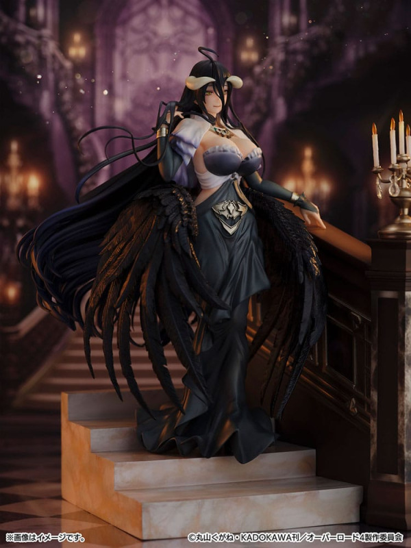 Overlord SHIBUYA SCRAMBLE FIGURE PVC Statue 1/7 Albedo Jet Black Dress Ver. 28 cm 10
