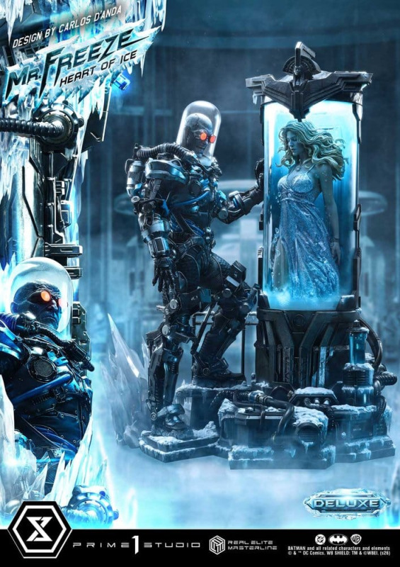 DC Comics Real Elite Masterline Series Statue 1/3 Batman (Comics) Mr. Freeze Heart of Ice (Design by 4