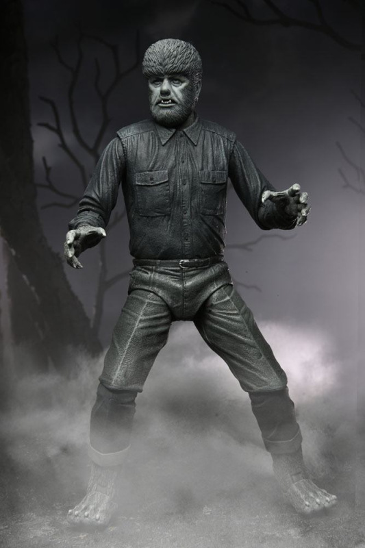 Universal Monsters Action Figure Ultimate The Wolf Man (Black & White) 18 cm 1