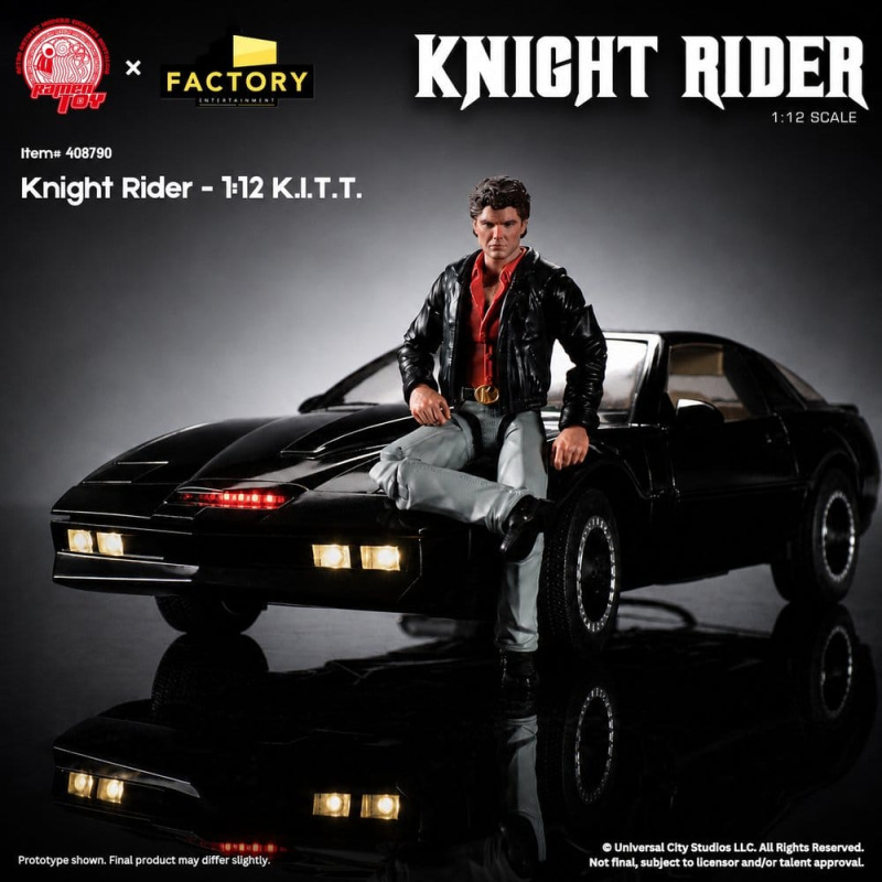 Knight Rider Action Figure 1/12 K.I.T.T. with Michael Knight 8