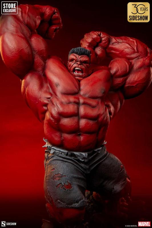 Marvel Premium Format Statue Red Hulk: Thunderbolt Ross 74 cm 4