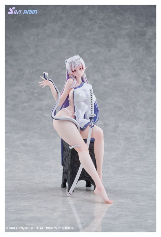 Original Character PVC Statue 1/7 The Color of the Blue - White Snake Deluxe Edition 20 cm 3
