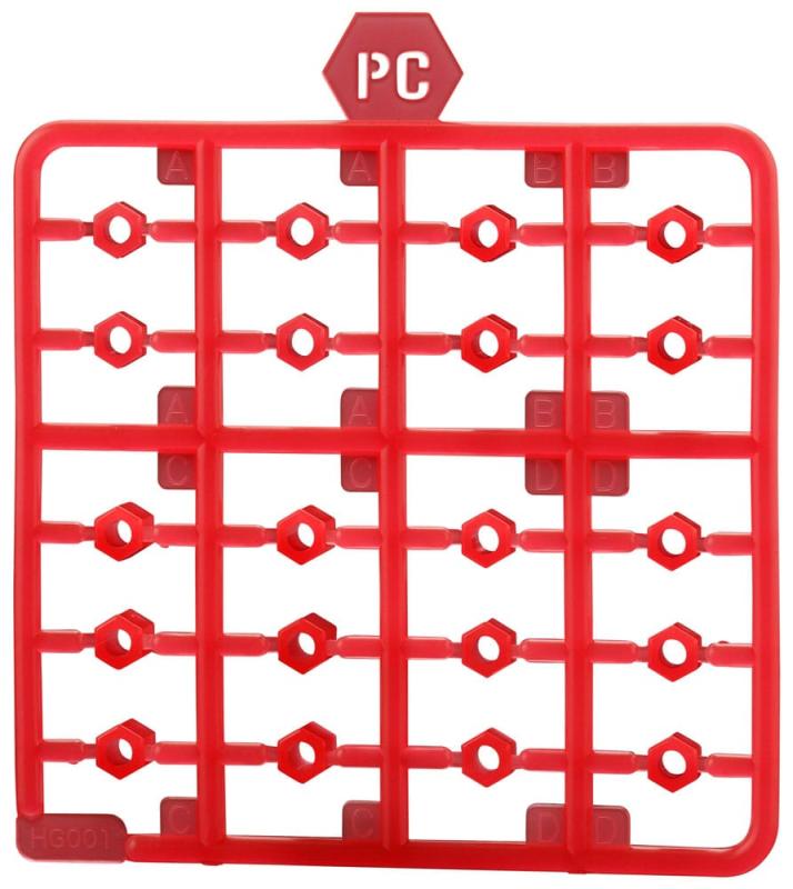 Hexa Gear Plastic Model Kit Accessory Set 1/24 Ex Unit 002 Hexa G-R.A.M Red Ver.