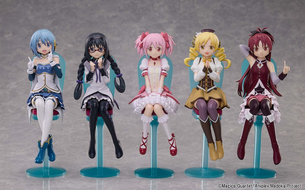Puella Magi Madoka Magica The Movie: Rebellion PVC Statue Tea Party Cake Song Ver. Set 18 cm 1