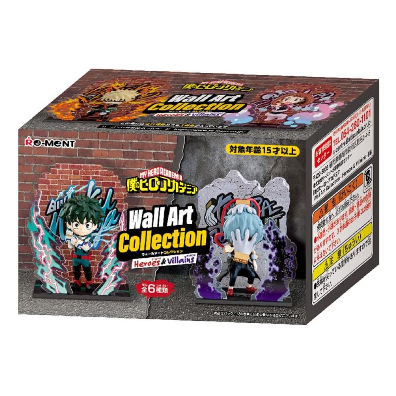 My Hero Academia Wall Art Collection Mini Figures 6 cm Heroes & Villains Display (6)