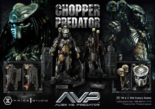 The Alien vs. Predator Museum Masterline Series Statue 1/3 Chopper Predator 103 cm