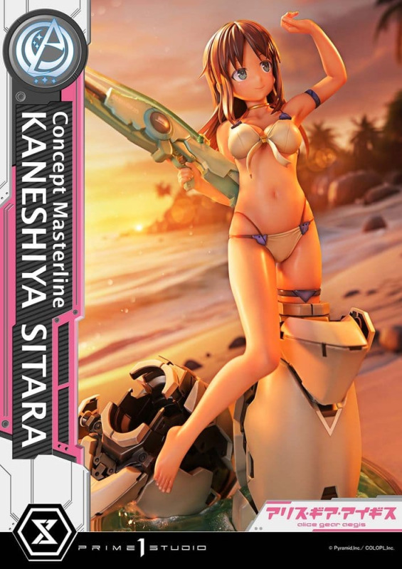 Alice Gear Aegis Concept Masterline Statue 1/5 Kaneshiya Sitara Bonus Version 35 cm 4