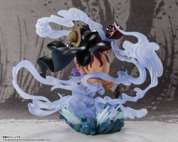One Piece FiguartsZERO PVC Statue Extra Battle Monkey D. Luffy Gear 4 Battle of Monsters on Onigashi 3