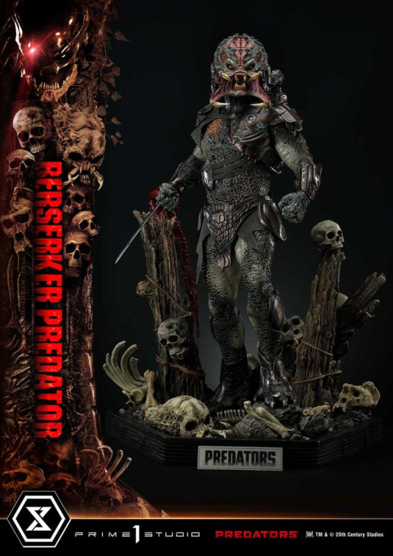 Predators Statue Berserker Predator Deluxe Bonus Version 100 cm 6