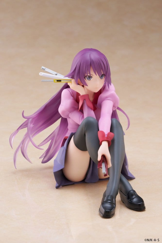 Monogatari PVC Statue Desktop Cute Figure Hitagi Senjougahara 13 cm 8