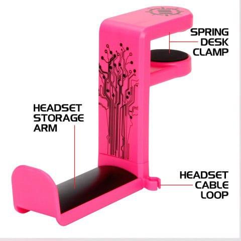 Enhance Headphone Mount Pink 1