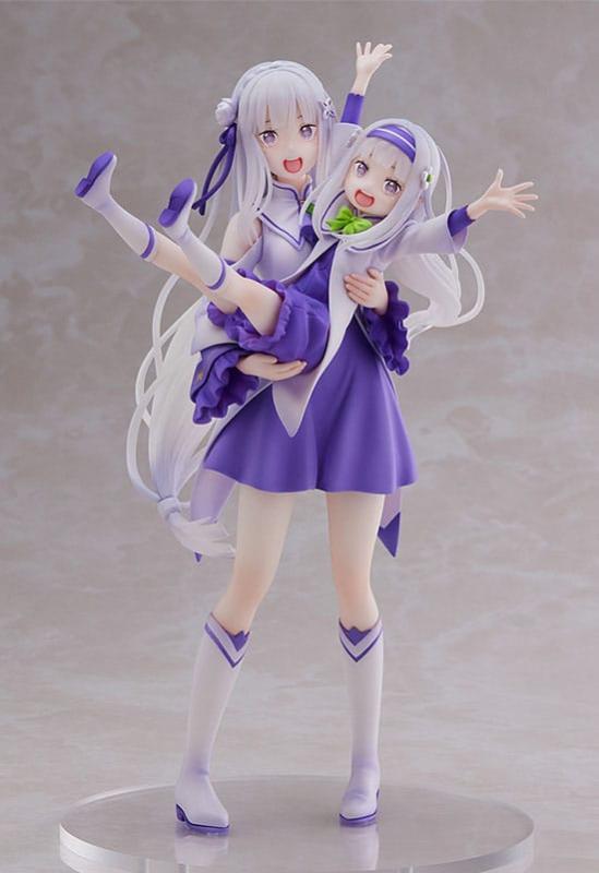 Re:Zero Starting Life in Another World PVC Statue 1/7 Emilia & Childhood Emilia 24 cm