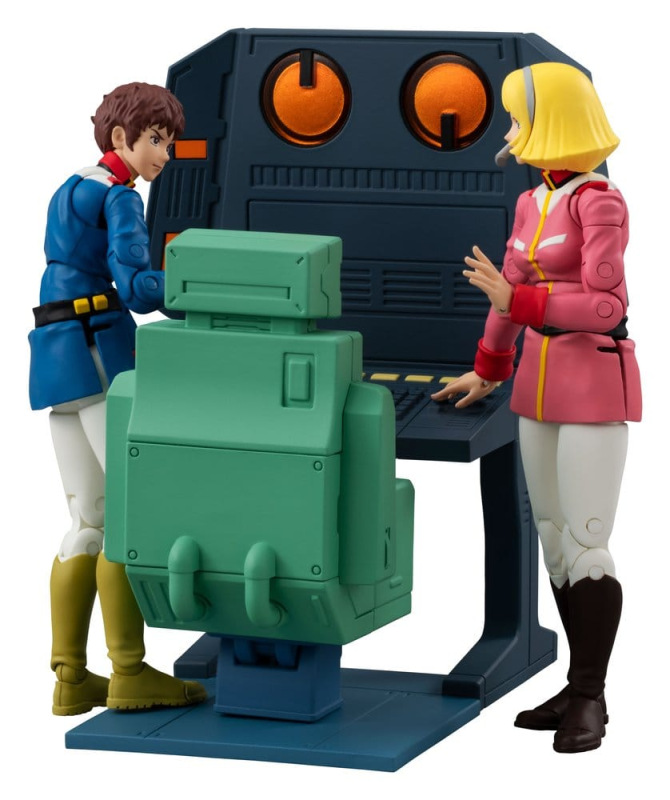 Mobile Suit Gundam G.M.G. Collection EX Diorama White Base Bridge Radio Operator Desk Set 10 cm (wit