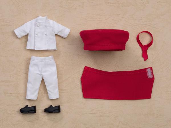 Nendoroid Accessories for Nendoroid Doll Figures Outfit Set: Pastry Chef (Red)