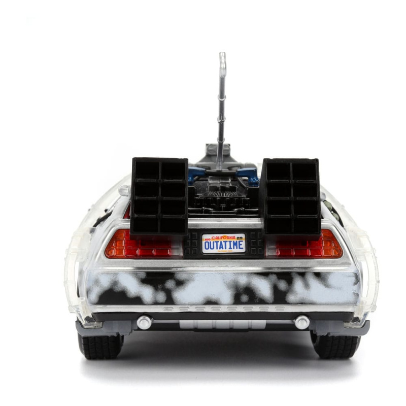 Back to the Future Diecast Model 1/24 Time Machine Frost 5