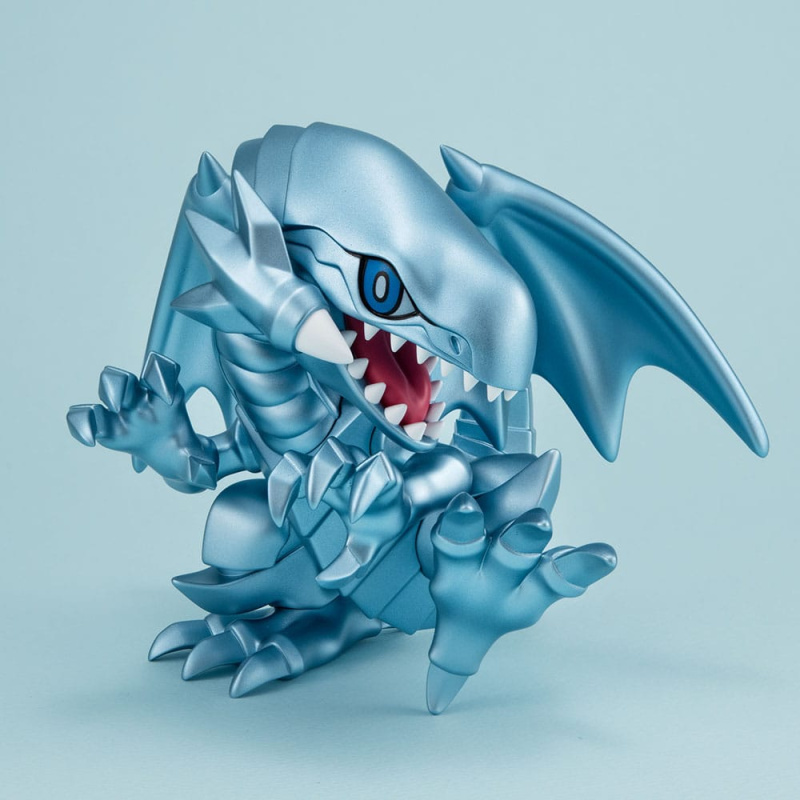Yu-Gi-Oh! Duel Monsters Megatoon PVC Statue Blue Eyes White Dragon & Obelisk the Tormentor (with gif 1