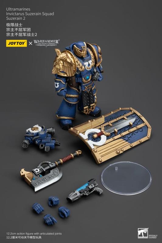 Warhammer The Horus Heresy Action Figure 1/18 Ultramarines Invictarus Suzerain Squad Suzerain 2 12 c