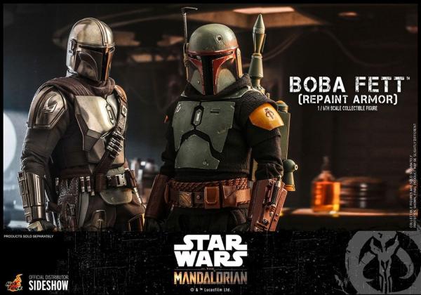 Star Wars The Mandalorian Action Figure 1/6 Boba Fett (Repaint Armor) 30 cm