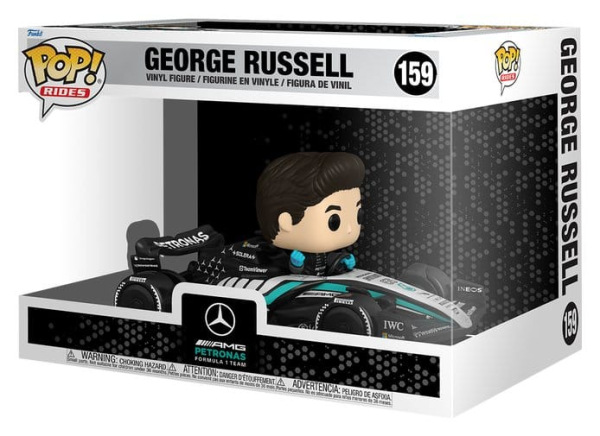 Formula 1 POP! Rides Super Deluxe Vinyl Figure Mercedes Benz - George Russell 15 cm 1