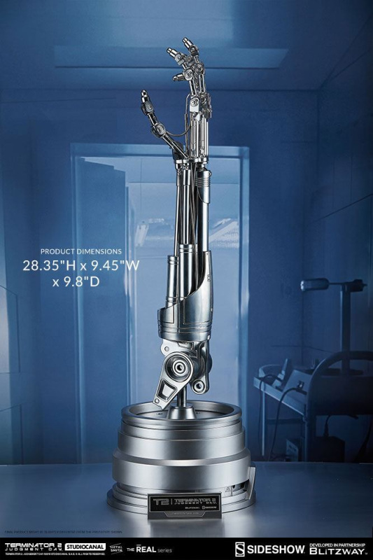Terminator 2 The Real Replica 1/1 T-800 Endoskeleton Arm & Brain Chip Set 2