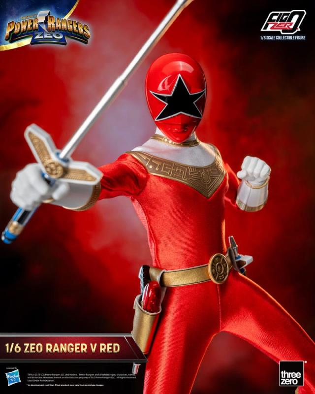 Power Rangers Zeo FigZero Action Figure 1/6 Ranger V Red 30 cm