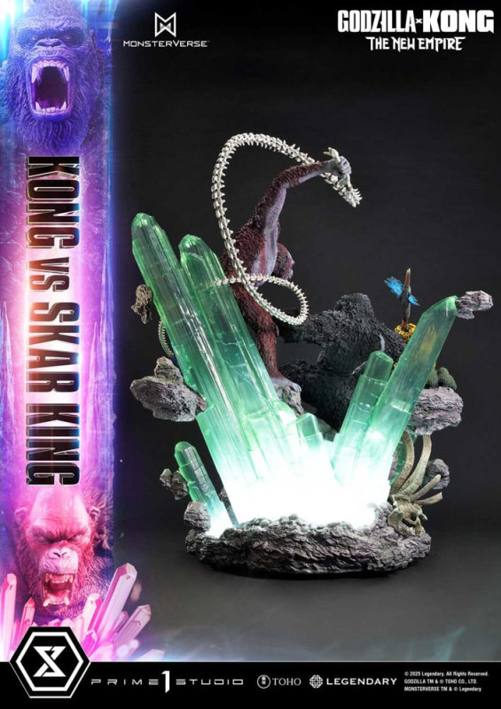 Godzilla x Kong: The New Empire Ultimate Diorama Masterline Series Statue Kong vs Skar King 104 cm 10