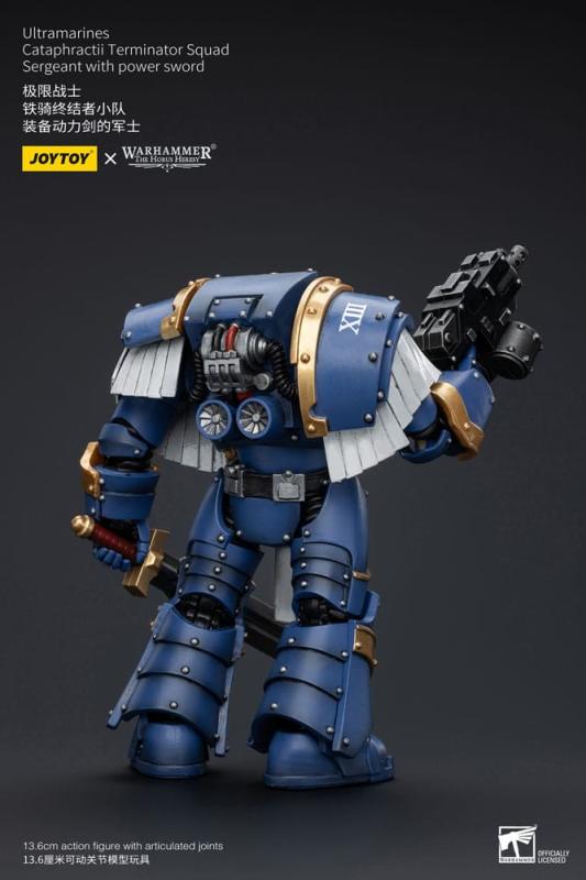 Warhammer The Horus Heresy Action Figure 1/18 Ultramarines Cataphractii Terminator Squad Sergeant wi