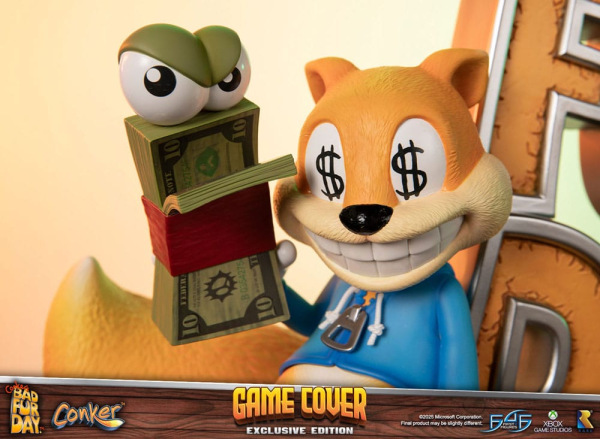 Conker´s Bad Fur Day Statue Game Cover Exclusive Edition 45 cm 11