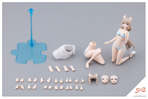 Sousaishojoteien Plastic Model 1/10 Animal Ears Emulator Swim Style 17 cm 11