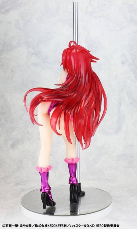 High School DxD Statue 1/7 Rias Gremory Pole Dance Ver. Purple Color 20 cm