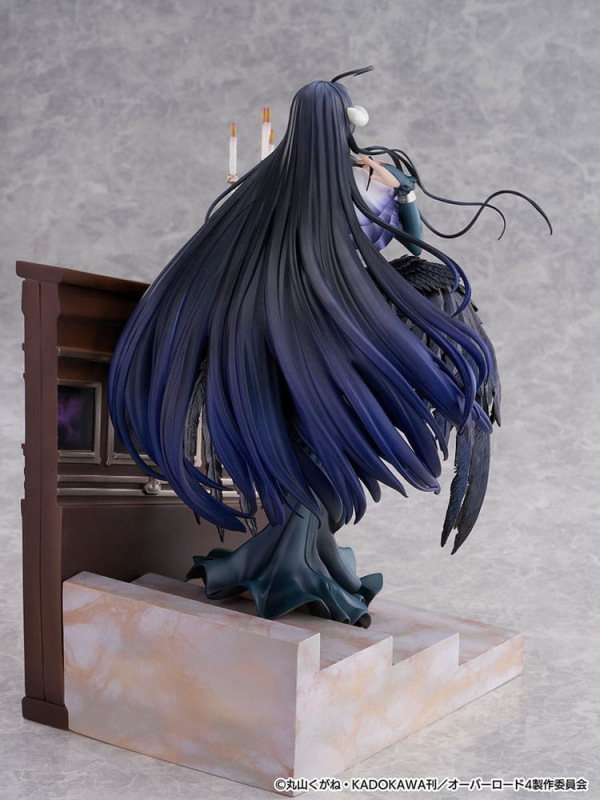 Overlord SHIBUYA SCRAMBLE FIGURE PVC Statue 1/7 Albedo Jet Black Dress Ver. 28 cm 5