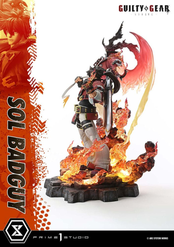 Guilty Gear Strive Ultimate Premium Masterline Series Statue 1/4 Sol Badguy Version 82 cm 12