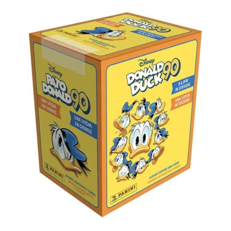 Donald Duck 90 Sticker & Trading Card Collection Display (36)