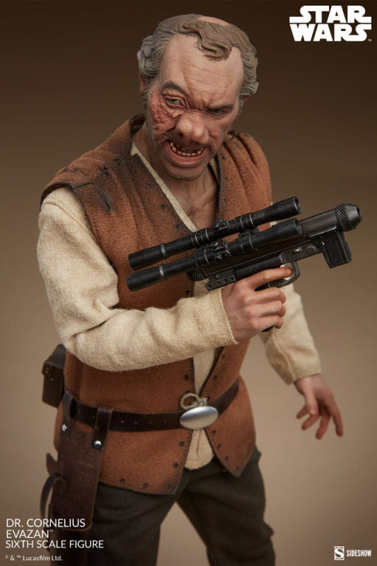 Star Wars Episode IV Scum & Villainy Action Figure 1/6 Doctor Cornelius Evazan 30 cm 10