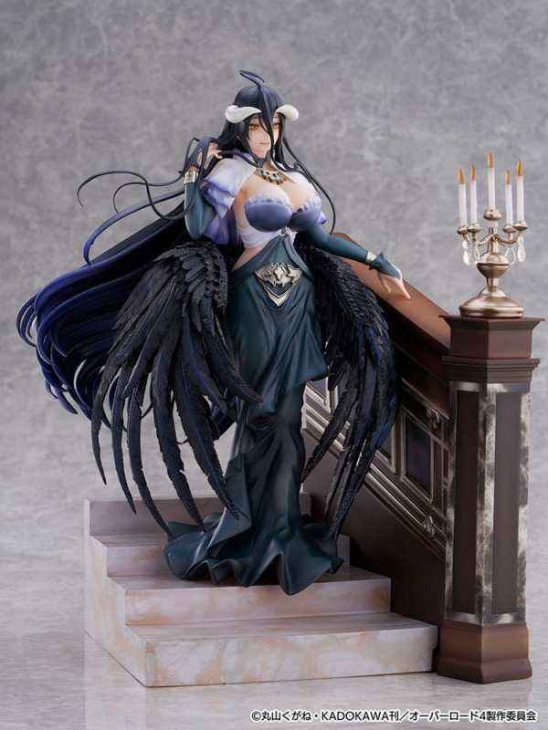 Overlord SHIBUYA SCRAMBLE FIGURE PVC Statue 1/7 Albedo Jet Black Dress Ver. 28 cm 4