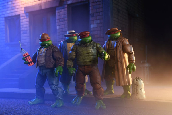 Teenage Mutant Ninja Turtles Action Figure 4 Pack Gangster Turtles 18 cm 6