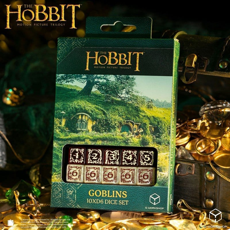 The Hobbit: 10 D6 Dice Set Goblins 1