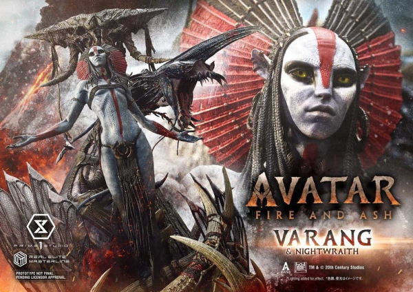 Avatar: Fire and Ash (Film) Real Elite Masterline Series Statue 1/4 Varang & Nightwraith Avatar Lega 1