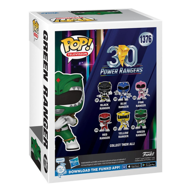 Power Rangers 30th POP! TV Vinyl Figure Green Ranger 9 cm 2