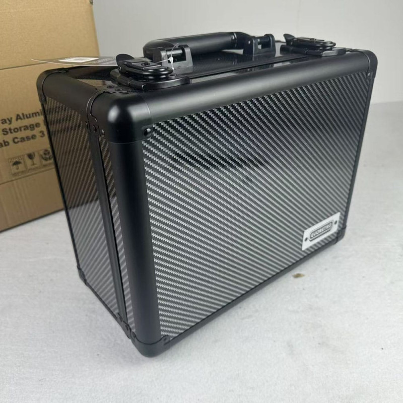 Evoretro Trading Card Suitcase Silver/Gray Small 4