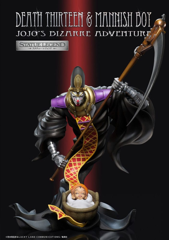 JoJo's Bizarre Adventure Statue Legend PVC Statue Death Thirteen & Mannish Boy 17 cm 4