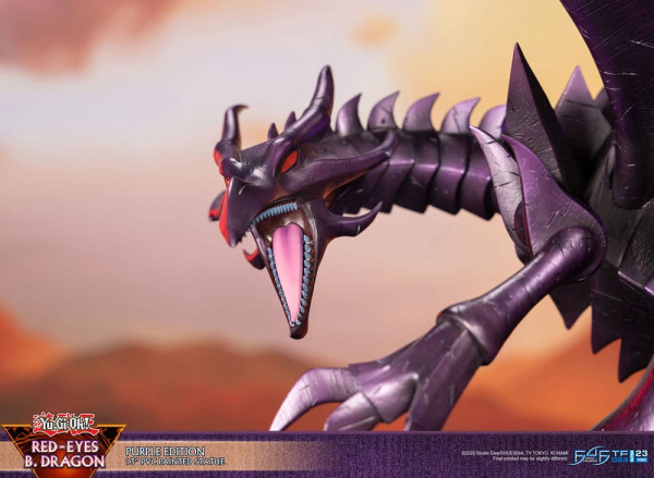 Yu-Gi-Oh! PVC Statue Red-Eyes B. Dragon Purple Colour 33 cm 3